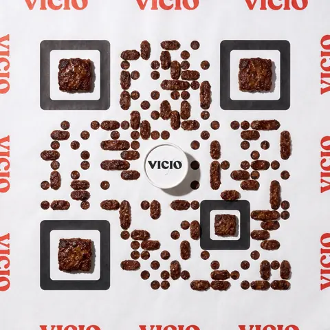 Vicio code: smash patties and buns on wrap paper