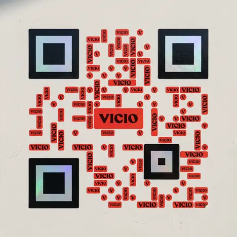 Vicio code: a second sticker version on the pickup door
